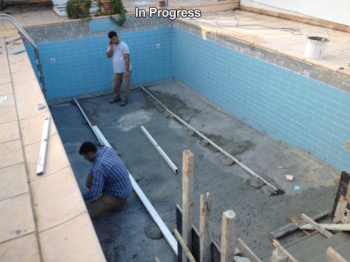 tiling pools